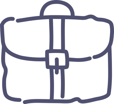 Web ve Grafiksel Tasarım için Minimalist Torba Simgesi Tasarım Biçimi Siyah ve Beyaz PNG