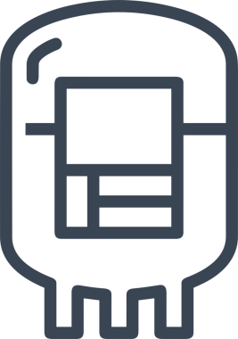 Web ve Grafiksel Tasarım için Minimalist Torba Simgesi Tasarım Biçimi Siyah ve Beyaz PNG