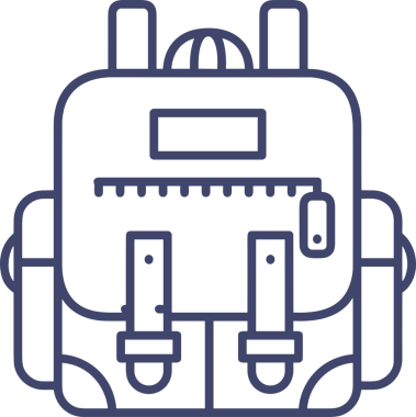 Web ve Grafiksel Tasarım için Minimalist Torba Simgesi Tasarım Biçimi Siyah ve Beyaz PNG