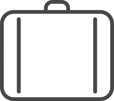 Web ve Grafiksel Tasarım için Minimalist Torba Simgesi Tasarım Biçimi Siyah ve Beyaz PNG