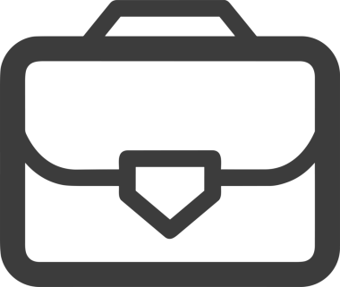 Web ve Grafiksel Tasarım için Minimalist Torba Simgesi Tasarım Biçimi Siyah ve Beyaz PNG