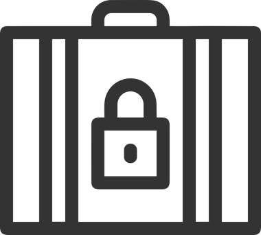 Web ve Grafiksel Tasarım için Minimalist Torba Simgesi Tasarım Biçimi Siyah ve Beyaz PNG