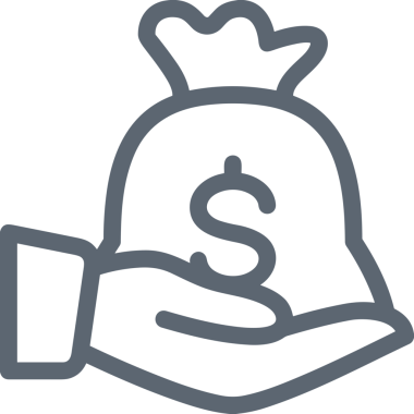 Web ve Grafiksel Tasarım için Minimalist Torba Simgesi Tasarım Biçimi Siyah ve Beyaz PNG