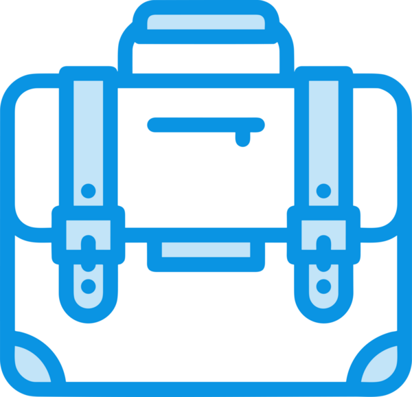 Web ve Grafiksel Tasarım için Minimalist Torba Simgesi Tasarım Biçimi Siyah ve Beyaz PNG