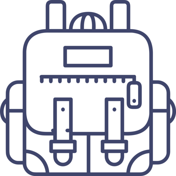 Web ve Grafiksel Tasarım için Minimalist Torba Simgesi Tasarım Biçimi Siyah ve Beyaz PNG