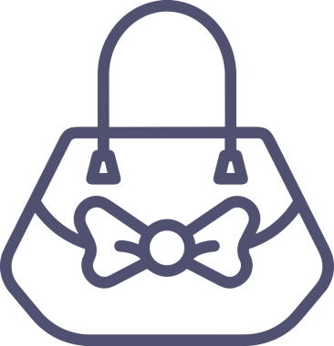 Web ve Grafiksel Tasarım için Minimalist Torba Simgesi Tasarım Biçimi Siyah ve Beyaz PNG