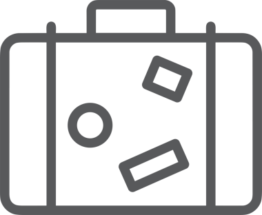 Web ve Grafiksel Tasarım için Minimalist Torba Simgesi Tasarım Biçimi Siyah ve Beyaz PNG