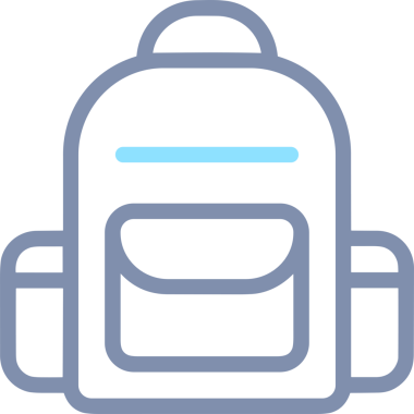 Web ve Grafiksel Tasarım için Minimalist Torba Simgesi Tasarım Biçimi Siyah ve Beyaz PNG