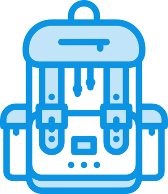 Web ve Grafiksel Tasarım için Minimalist Torba Simgesi Tasarım Biçimi Siyah ve Beyaz PNG