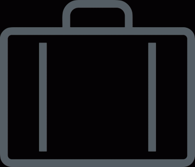 Web ve Grafiksel Tasarım için Minimalist Torba Simgesi Tasarım Biçimi Siyah ve Beyaz PNG