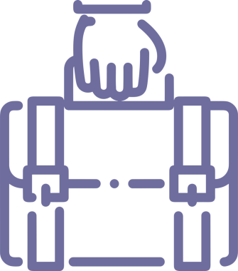 Web ve Grafiksel Tasarım için Minimalist Torba Simgesi Tasarım Biçimi Siyah ve Beyaz PNG