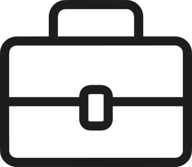 Web ve Grafiksel Tasarım için Minimalist Torba Simgesi Tasarım Biçimi Siyah ve Beyaz PNG