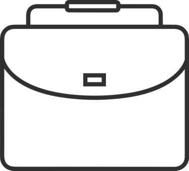 Web ve Grafiksel Tasarım için Minimalist Torba Simgesi Tasarım Biçimi Siyah ve Beyaz PNG