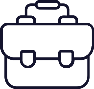 Web ve Grafiksel Tasarım için Minimalist Torba Simgesi Tasarım Biçimi Siyah ve Beyaz PNG