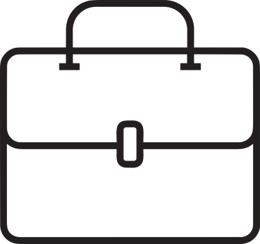 Web ve Grafiksel Tasarım için Minimalist Torba Simgesi Tasarım Biçimi Siyah ve Beyaz PNG