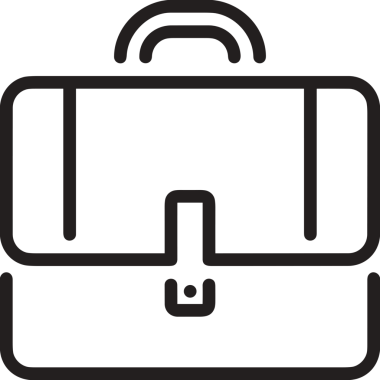 Web ve Grafiksel Tasarım için Minimalist Torba Simgesi Tasarım Biçimi Siyah ve Beyaz PNG