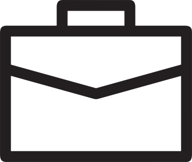 Web ve Grafiksel Tasarım için Minimalist Torba Simgesi Tasarım Biçimi Siyah ve Beyaz PNG