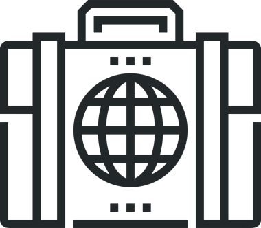 Web ve Grafiksel Tasarım için Minimalist Torba Simgesi Tasarım Biçimi Siyah ve Beyaz PNG