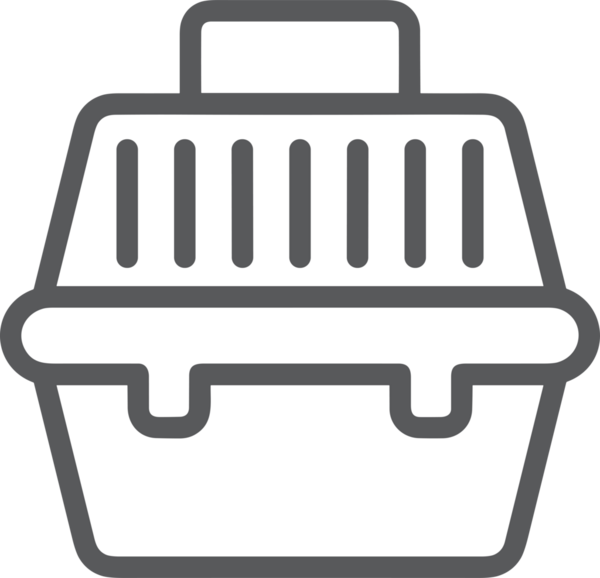 Web ve Grafiksel Tasarım için Minimalist Torba Simgesi Tasarım Biçimi Siyah ve Beyaz PNG