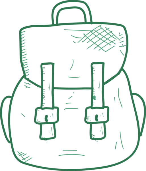 Web ve Grafiksel Tasarım için Minimalist Torba Simgesi Tasarım Biçimi Siyah ve Beyaz PNG