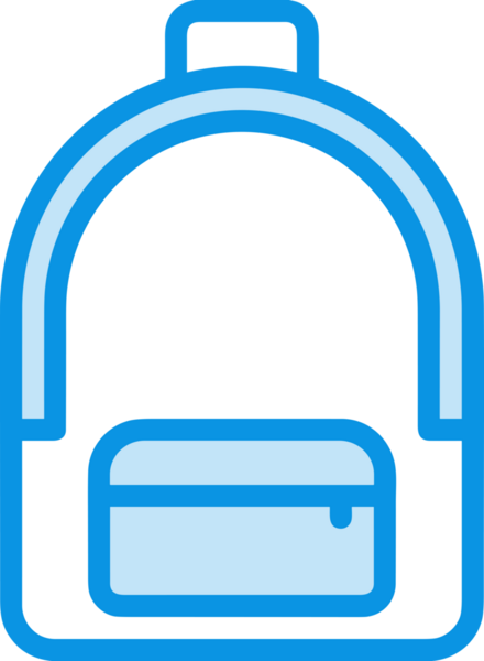 Web ve Grafiksel Tasarım için Minimalist Torba Simgesi Tasarım Biçimi Siyah ve Beyaz PNG