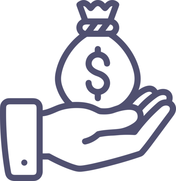 Web ve Grafiksel Tasarım için Minimalist Torba Simgesi Tasarım Biçimi Siyah ve Beyaz PNG