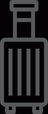 Web ve Grafiksel Tasarım için Minimalist Torba Simgesi Tasarım Biçimi Siyah ve Beyaz PNG