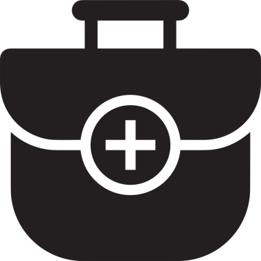 Web ve Grafiksel Tasarım için Minimalist Torba Simgesi Tasarım Biçimi Siyah ve Beyaz PNG