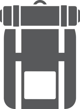 Web ve Grafiksel Tasarım için Minimalist Torba Simgesi Tasarım Biçimi Siyah ve Beyaz PNG