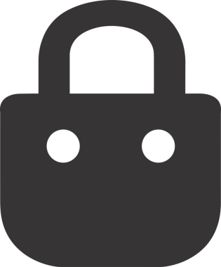 Web ve Grafiksel Tasarım için Minimalist Torba Simgesi Tasarım Biçimi Siyah ve Beyaz PNG