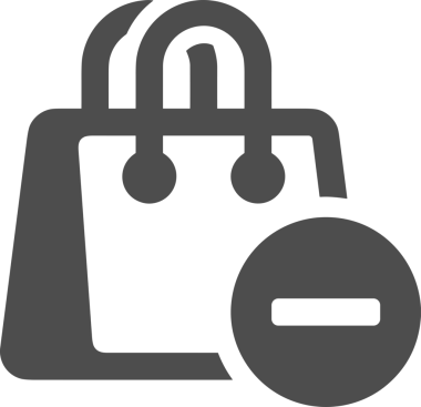 Web ve Grafiksel Tasarım için Minimalist Torba Simgesi Tasarım Biçimi Siyah ve Beyaz PNG