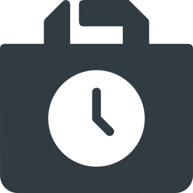 Web ve Grafiksel Tasarım için Minimalist Torba Simgesi Tasarım Biçimi Siyah ve Beyaz PNG