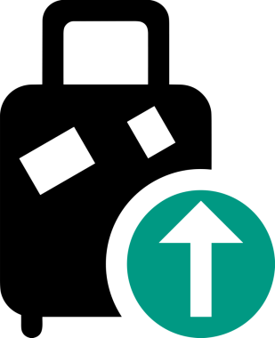 Web ve Grafiksel Tasarım için Minimalist Torba Simgesi Tasarım Biçimi Siyah ve Beyaz PNG