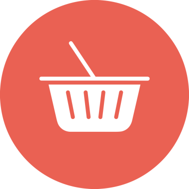 Web ve Grafiksel Tasarım için Minimalist Torba Simgesi Tasarım Biçimi Siyah ve Beyaz PNG