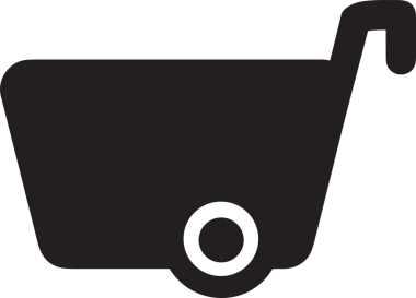 Web ve Grafiksel Tasarım için Minimalist Torba Simgesi Tasarım Biçimi Siyah ve Beyaz PNG