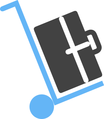 Web ve Grafiksel Tasarım için Minimalist Torba Simgesi Tasarım Biçimi Siyah ve Beyaz PNG