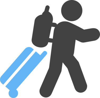 Web ve Grafiksel Tasarım için Minimalist Torba Simgesi Tasarım Biçimi Siyah ve Beyaz PNG