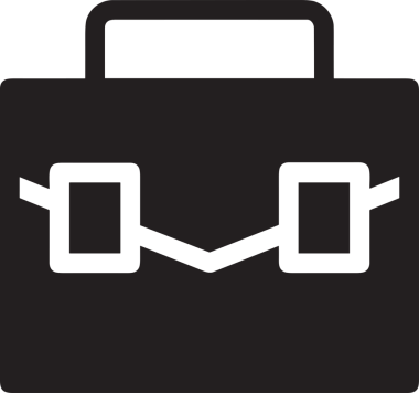 Web ve Grafiksel Tasarım için Minimalist Torba Simgesi Tasarım Biçimi Siyah ve Beyaz PNG