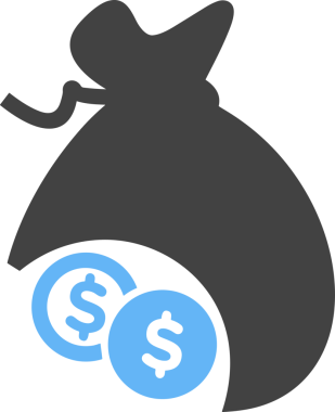 Web ve Grafiksel Tasarım için Minimalist Torba Simgesi Tasarım Biçimi Siyah ve Beyaz PNG