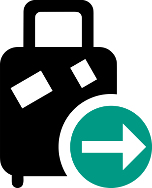 Web ve Grafiksel Tasarım için Minimalist Torba Simgesi Tasarım Biçimi Siyah ve Beyaz PNG