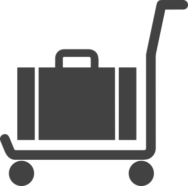 Web ve Grafiksel Tasarım için Minimalist Torba Simgesi Tasarım Biçimi Siyah ve Beyaz PNG