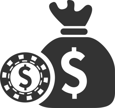 Web ve Grafiksel Tasarım için Minimalist Torba Simgesi Tasarım Biçimi Siyah ve Beyaz PNG