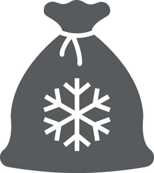 Web ve Grafiksel Tasarım için Minimalist Torba Simgesi Tasarım Biçimi Siyah ve Beyaz PNG