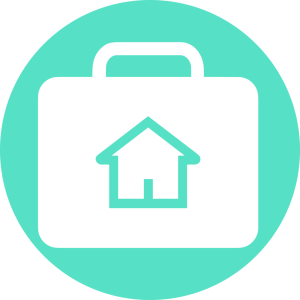 Web ve Grafiksel Tasarım için Minimalist Torba Simgesi Tasarım Biçimi Siyah ve Beyaz PNG