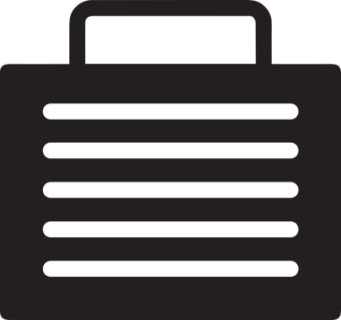 Web ve Grafiksel Tasarım için Minimalist Torba Simgesi Tasarım Biçimi Siyah ve Beyaz PNG