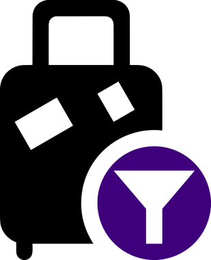 Web ve Grafiksel Tasarım için Minimalist Torba Simgesi Tasarım Biçimi Siyah ve Beyaz PNG