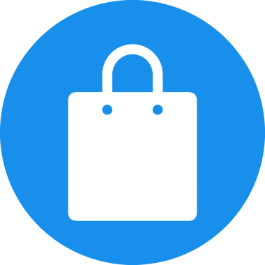 Web ve Grafiksel Tasarım için Minimalist Torba Simgesi Tasarım Biçimi Siyah ve Beyaz PNG