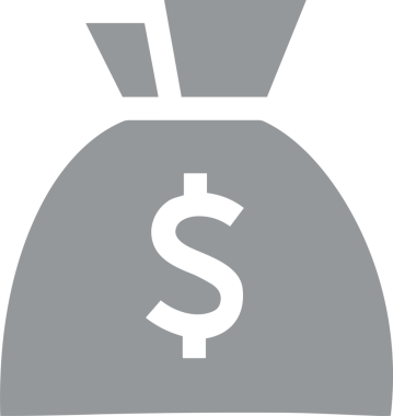 Web ve Grafiksel Tasarım için Minimalist Torba Simgesi Tasarım Biçimi Siyah ve Beyaz PNG