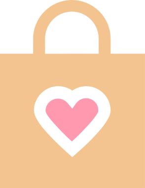 Web ve Grafiksel Tasarım için Minimalist Torba Simgesi Tasarım Biçimi Siyah ve Beyaz PNG