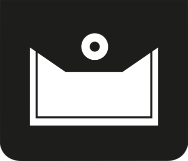 Web ve Grafiksel Tasarım için Minimalist Torba Simgesi Tasarım Biçimi Siyah ve Beyaz PNG